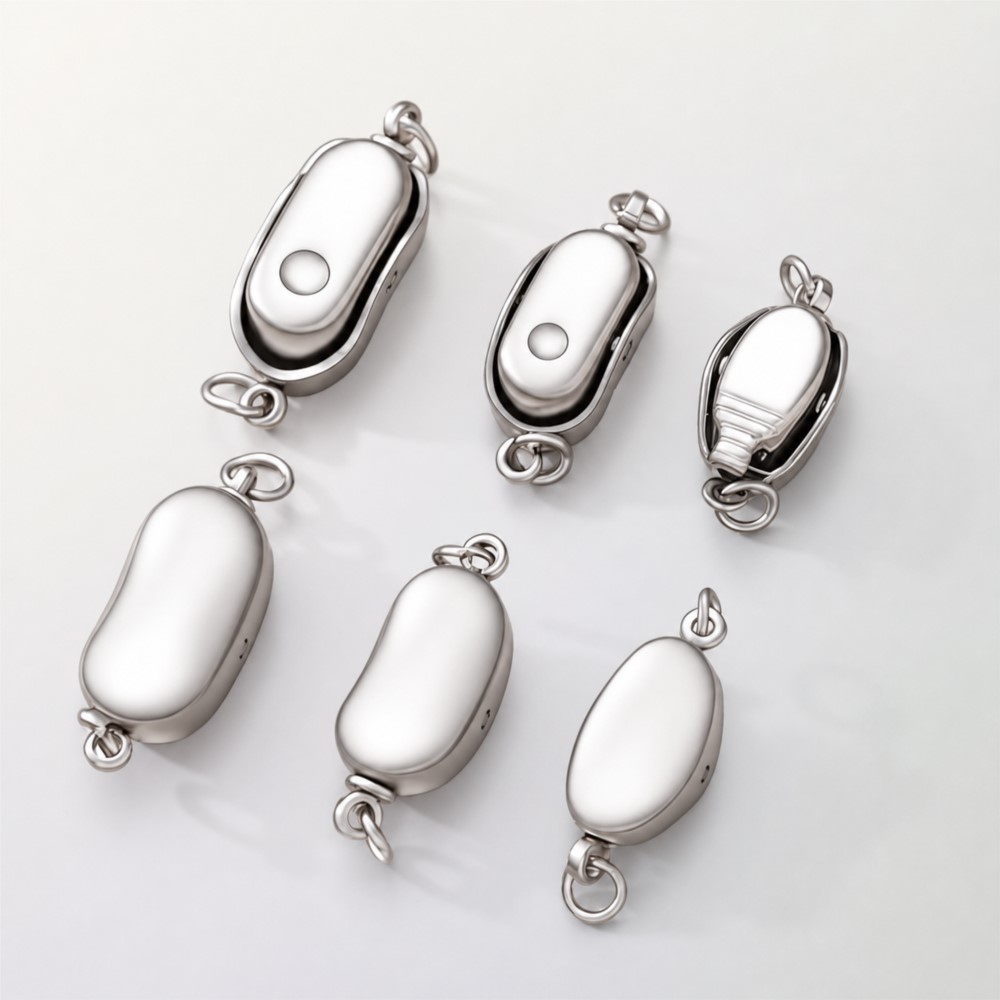 2/5Pcs Stainless Steel Peanut  - Pearl Trim Chain review and price