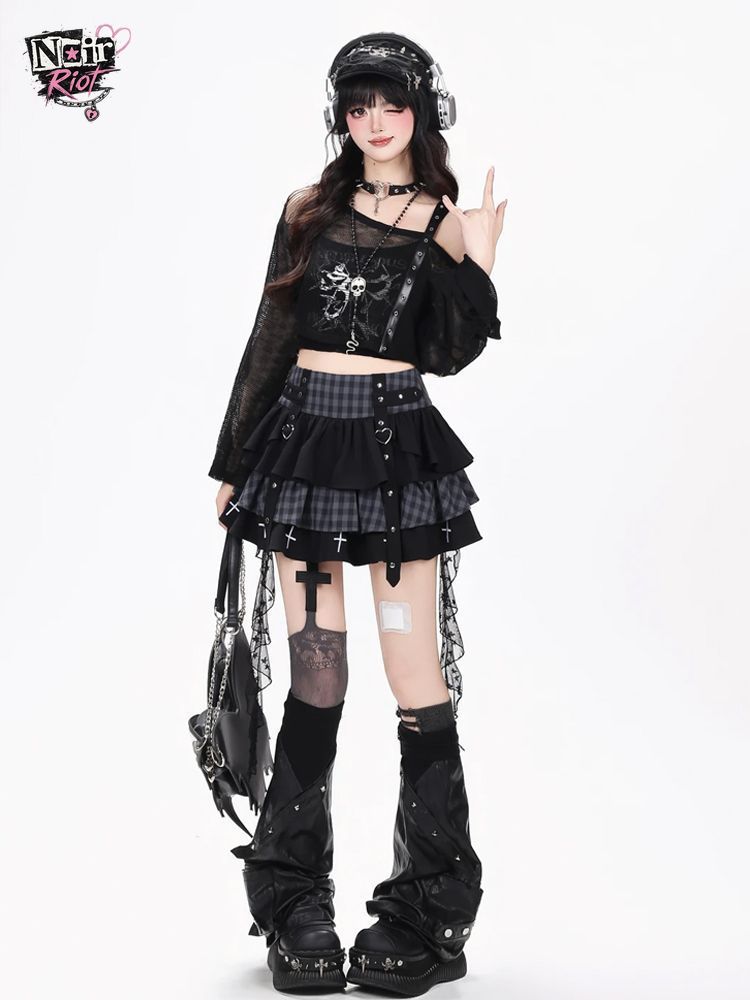 Y2K Punk Gothic Kawaii 3PCS Se - Elastic Lace Trim review and price