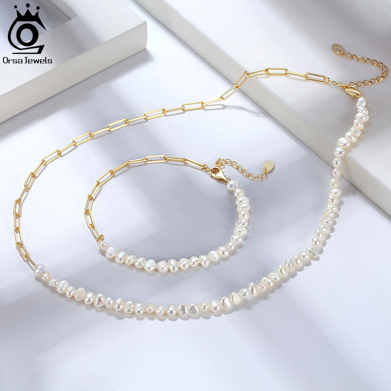 ORSA JEWELS Half Pearl Chain C - Pearl Trim Chain review and price