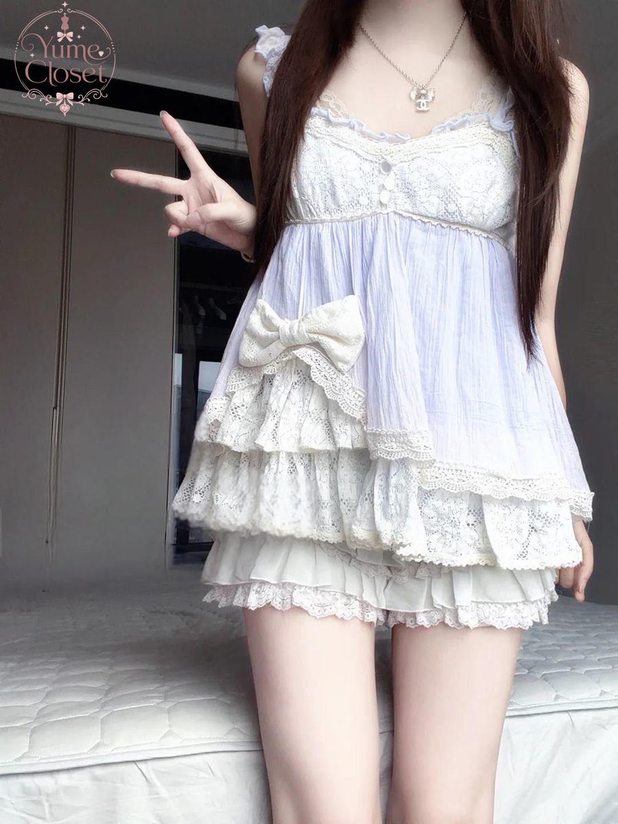 Coquette Ryousangata Dollcore  - Elastic Lace Trim review and price