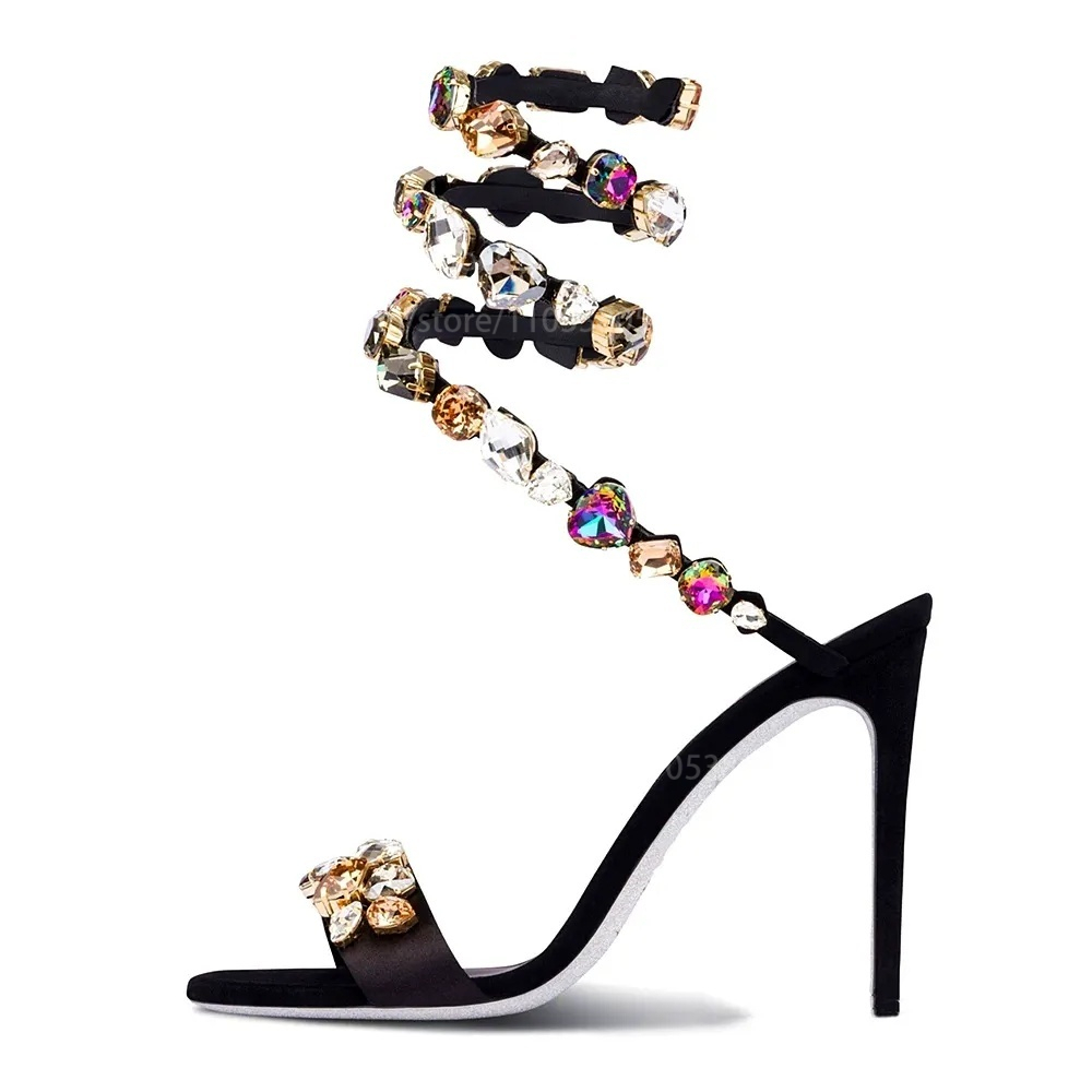 Satin Crystal Tassel High Heel - Tassel Fringe Trim review and price