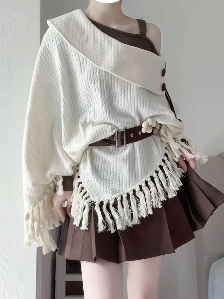 Japanese Vintage Mori Kei 2pcs - Tassel Fringe Trim review and price