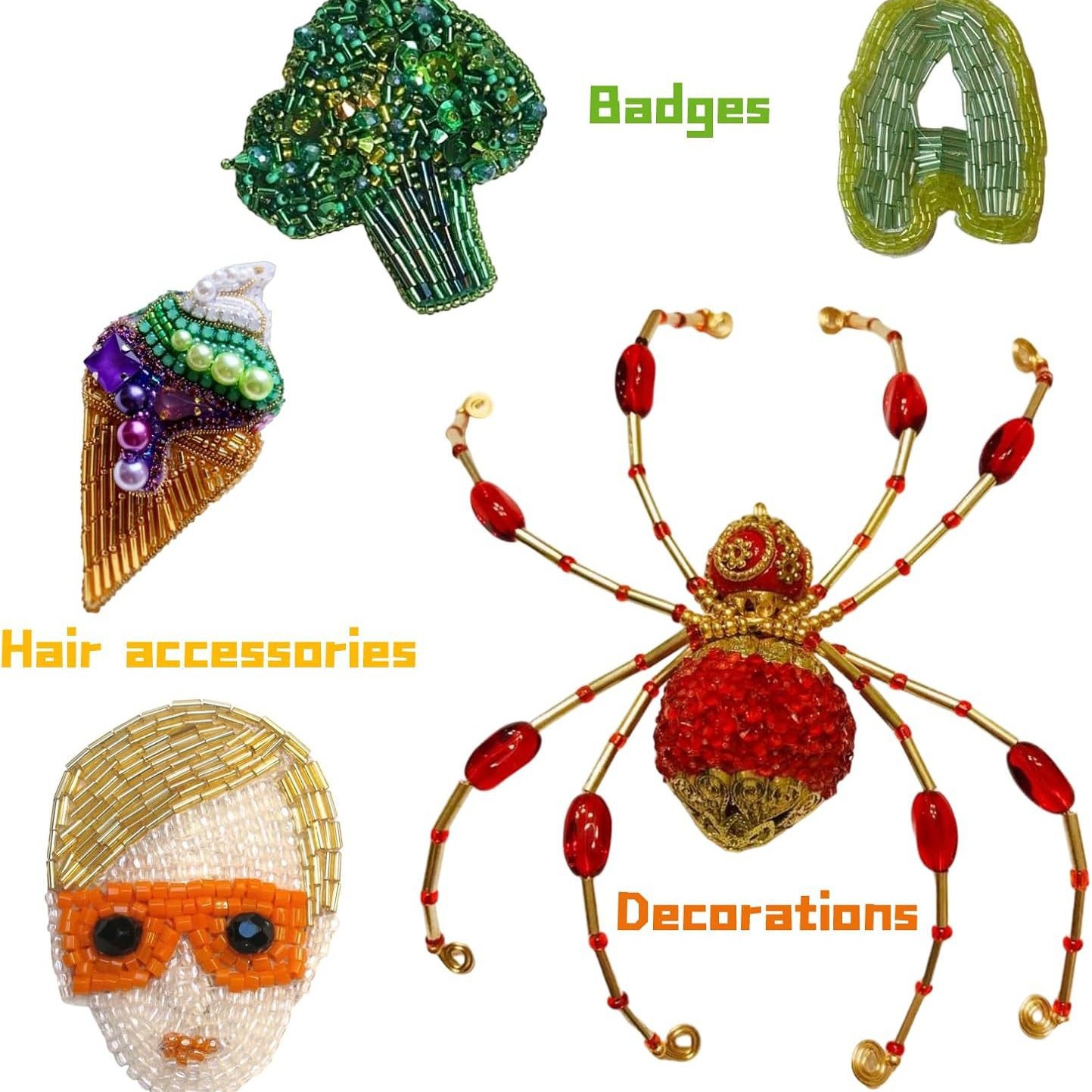 About 6720Pcs/Box 7mm 28 Color - Embroidery Craft review and price