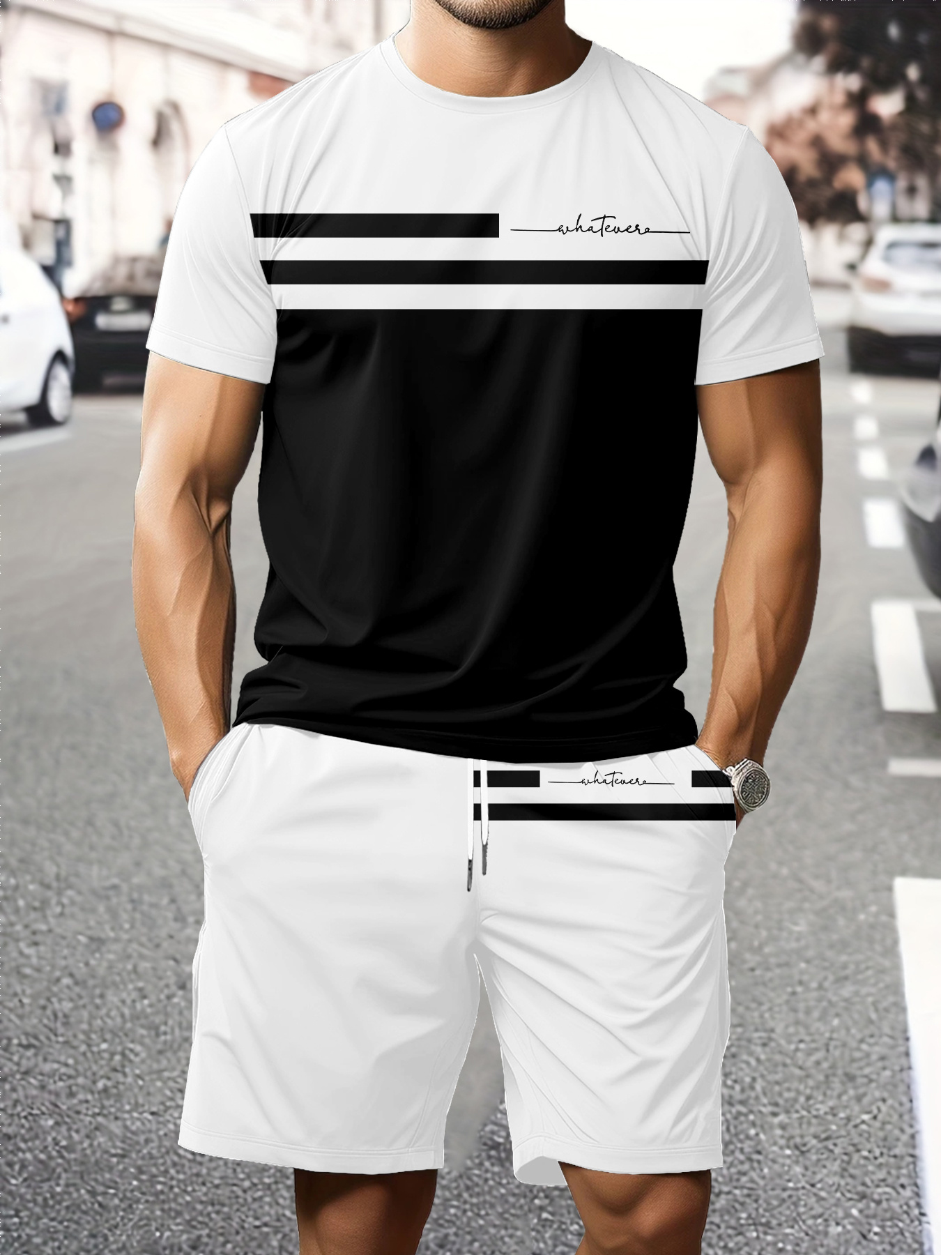 Summer Men's Short-Sleeved Sho - Embellish Knit review and price