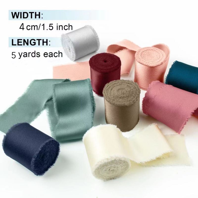 Silk Satin Ribbon 3 Roll Woode - Organza Ribbon Spool review and price