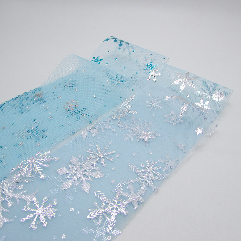 6cm*25yds Organza snow flower  - Organza Ribbon Spool review and price