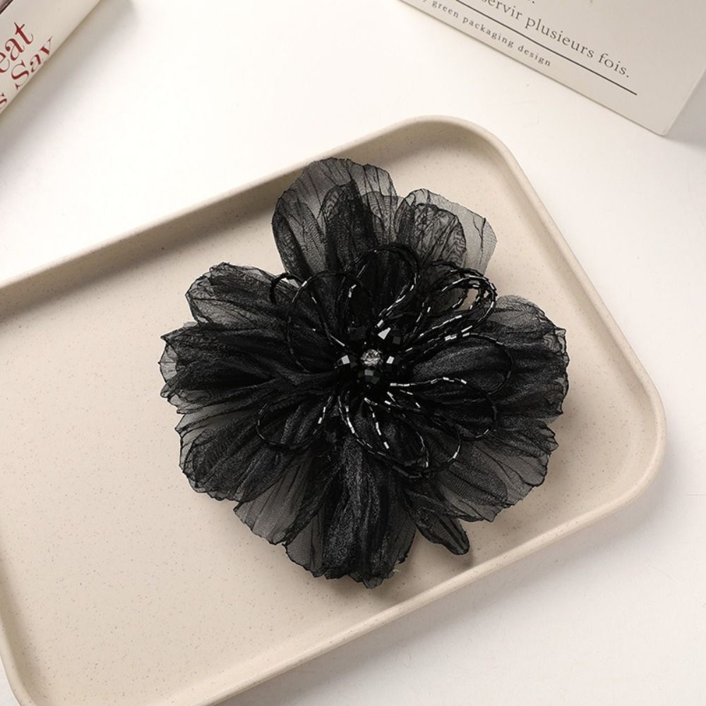 Organza Fabric Flower Patch Be - Crystal Mesh Fabric review and price
