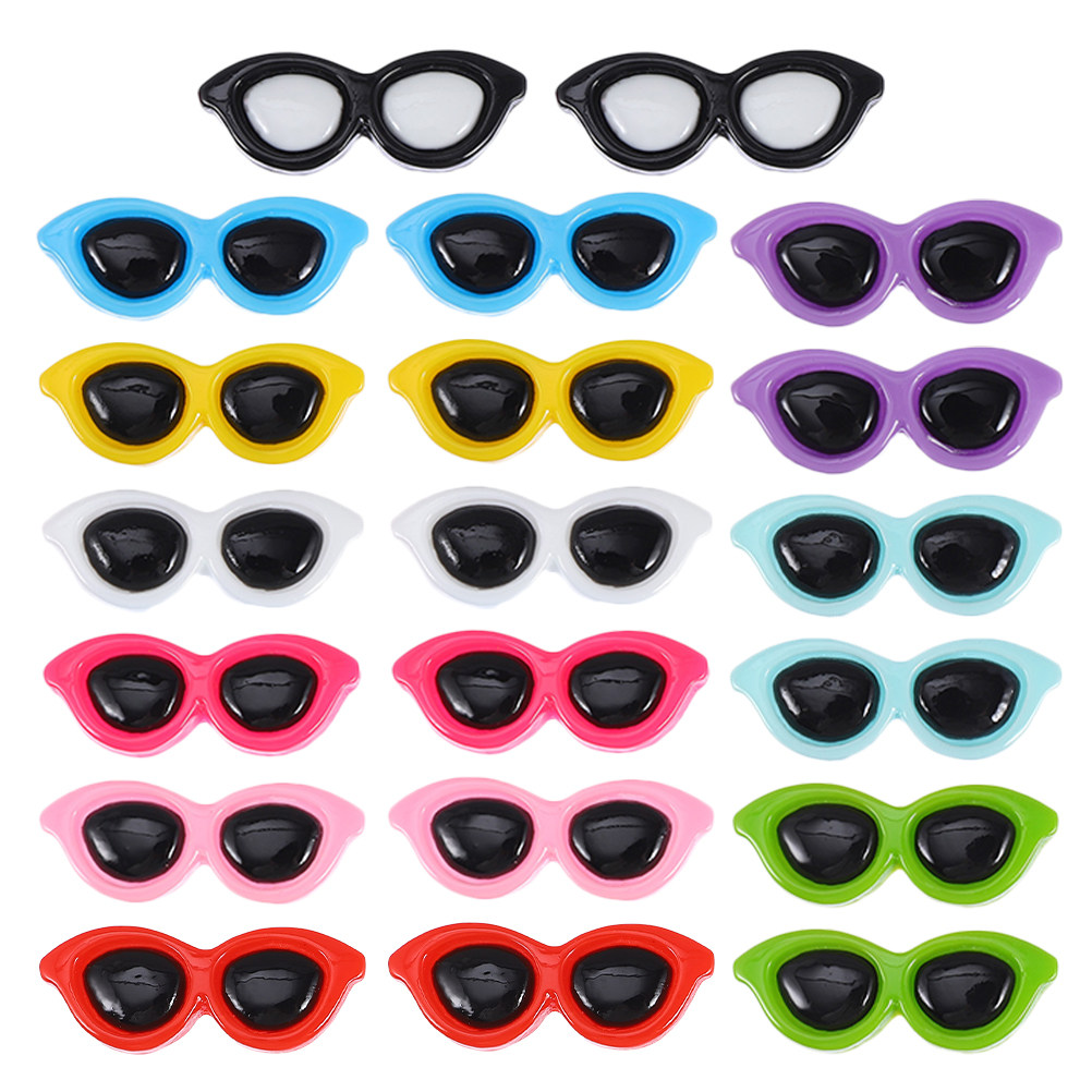 20Pcs Half-Round Mini Sunglass - Embellishments For Scrapbooking review and price